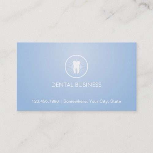 Dental Care Tooth Icon Light Blue Appointment
