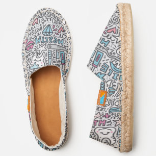 Dental Cartoon Pattern Espadrilles