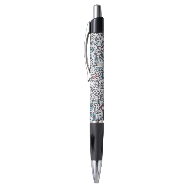 Dental Cartoon Pattern Pen (Top (Vertical))