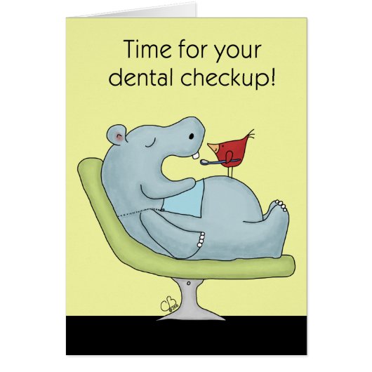 Dental Checkup Hippopotamus (Front)