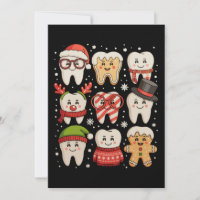 Dental Christmas Cute Teeth Dentist Santa Hat Xmas