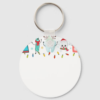 dental christmas keychain