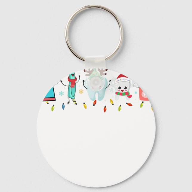 dental christmas keychain (Front)