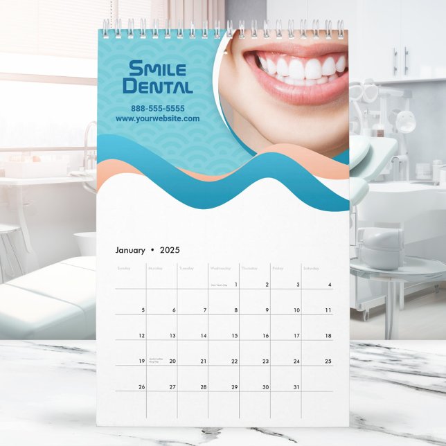Dental Clinic Brand Calendar Office and Patients (Creator Uploaded)