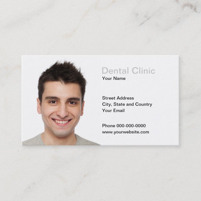 Dental Clinic Business Card (Front)