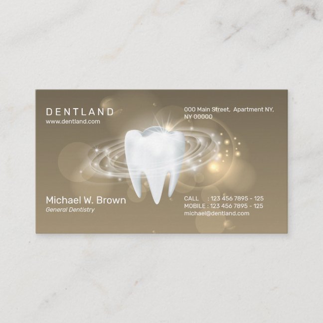 Dental Clinic Dentist Appointment Business Card