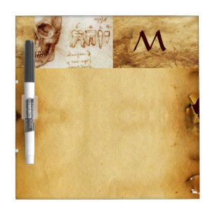 DENTAL CLINIC ,DENTIST MONOGRAM ,Antique Parchment Dry-Erase Board