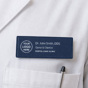 Dental Clinic Dentist Professional Logo Name Tag