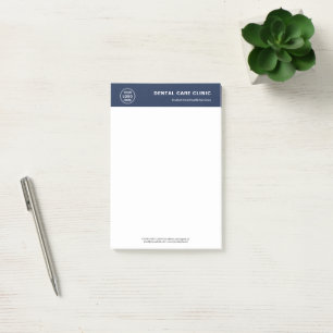 Dental Clinic Dentist Professional Logo Post-it Notes