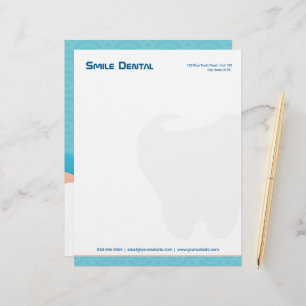 Dental Clinic Dentist Services Office Letterhead