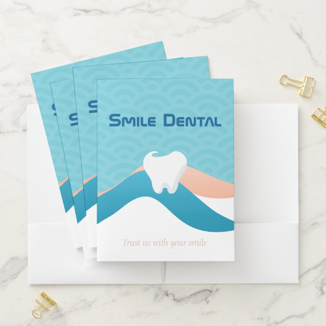 Dental Clinic Dentist Services Pocket Folders (In Situ)
