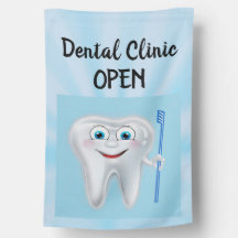 Dental Clinic Flag, Dentists Flag, Dental Office