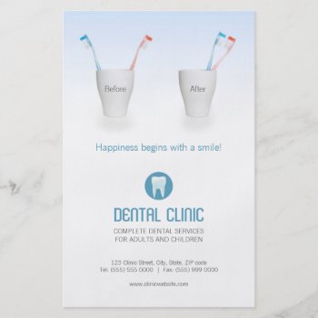 Dental Clinic Flyer by BluePlanet at Zazzle