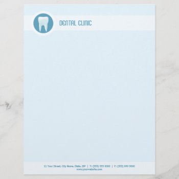 Dental Clinic Letterhead by BluePlanet at Zazzle