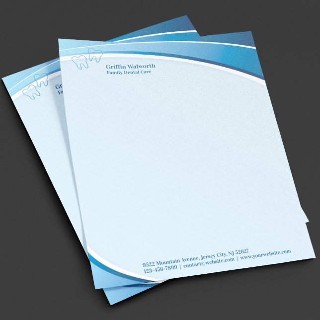Dental Clinic Letterhead Template (Creator Uploaded)