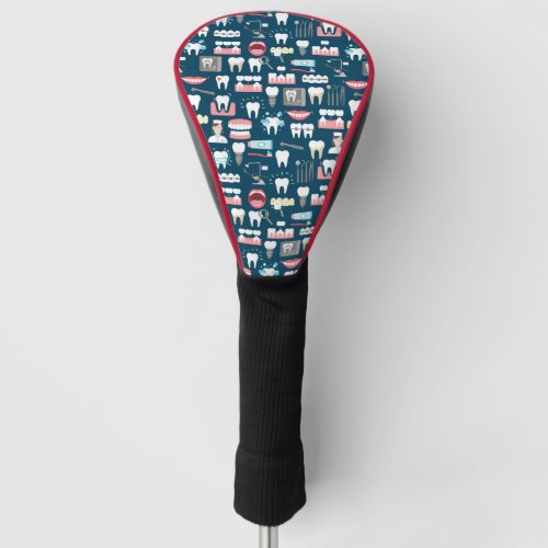 Dental Clinic Office Pattern Golf Head Cover