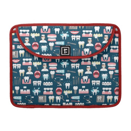 Dental Clinic Office Pattern MacBook Pro Sleeve