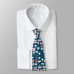 Dental Clinic Office Pattern Neck Tie