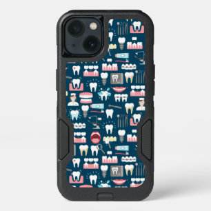 Dental Clinic Office Pattern iPhone 13 Case
