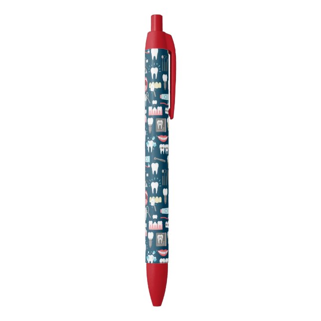 Dental Clinic Office Pattern Pen (Bottom (Vertical))