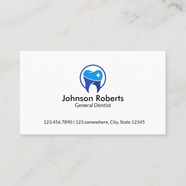 Dental clinic professional dentist  appointment card (Front)