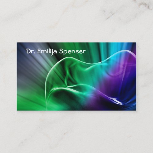 Dental Clinic Tooth Fragment Business Card