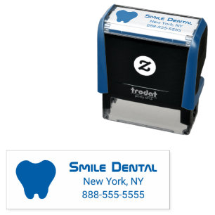 Dental Clinic with Tooth Self-Inking Stamp