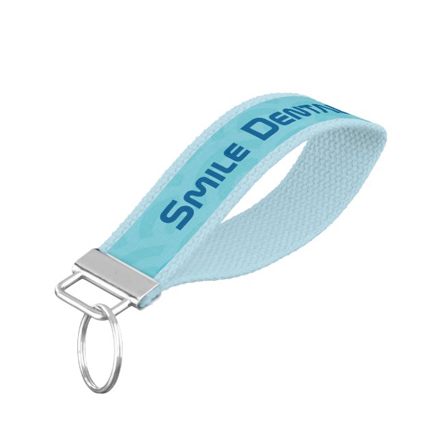 Dental Clinic Wrist Keychain Lanyard (Angled Down)