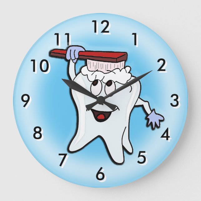 Dental Clock with Changable Background Color (Front)