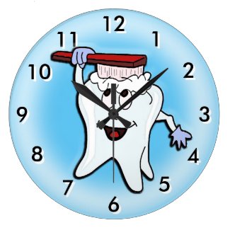 Dental Clock with Changeable Background Color