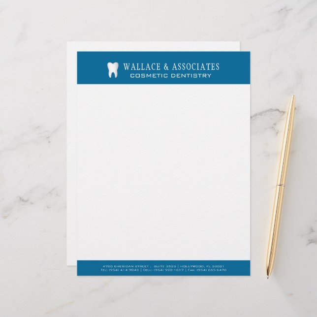 Dental Company Letterhead (Front/Back In Situ)