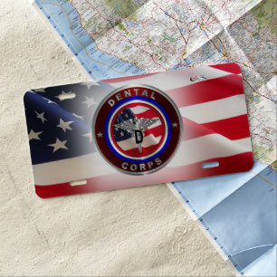 Dental Corps Custom Design License Plate