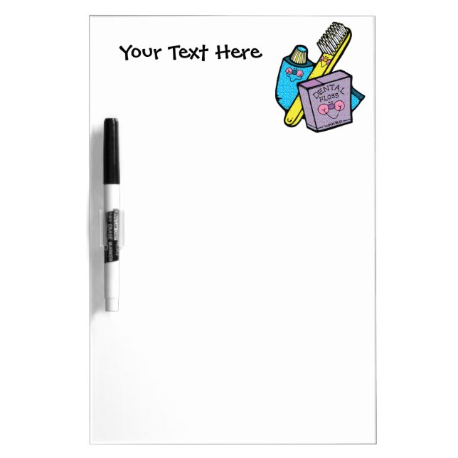 Dental (customizable) Dry-Erase board (Front)