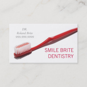Dental Dentist Dentistry Doctor Teeth Smile Business Card