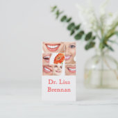 Dental / Dentist  Dentistry Private Clinic Medical Business Card (Standing Front)