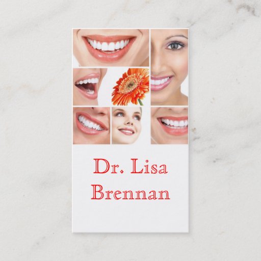 Customizable Dental / Dentist / Dentistry Business Card