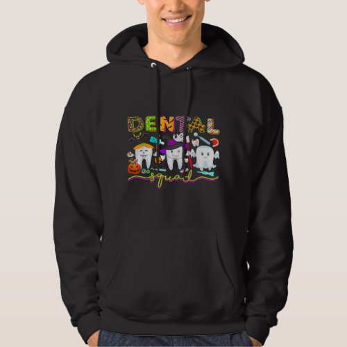 Dental Dentist Halloween Boos Crew Funny Costume Hoodie