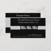 Dental Dentist Oral Care White Teeth Appointment Card (Front/Back)