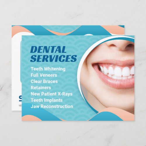 Dental Dentist Services with Special Offer Postcard