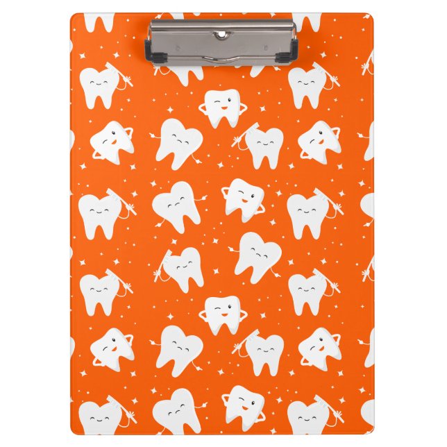 Dental Dentist Teeth Clipboard (Front)