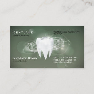 Dental Dentistry Office Appointment Reminder Business Card