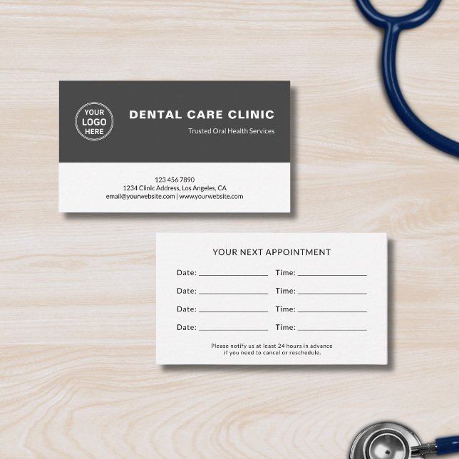 Dental Dentistry Professional Reminder Multiple Appointment Card (Dental Dentistry Professional Reminder Multiple Appointment Card)