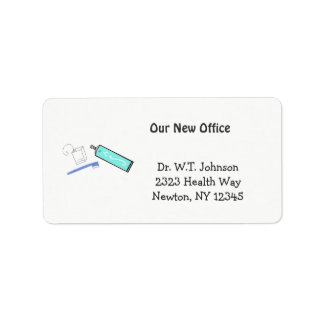 Dental Design New Address Label