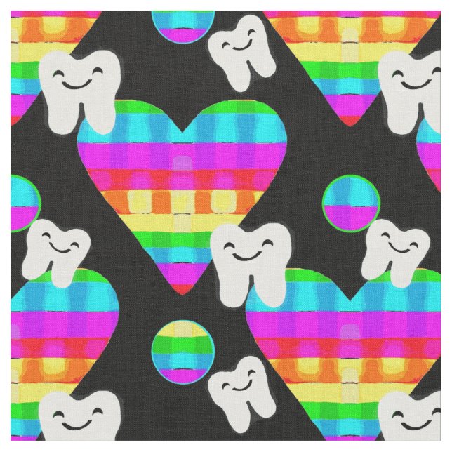 Dental Disco Fabric (Close Up)