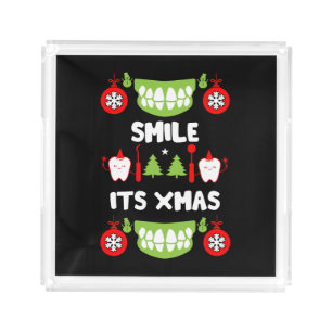 Dental Doctor Xmas Acrylic Tray