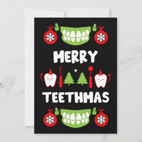 Dental Doctor Xmas Holiday Card