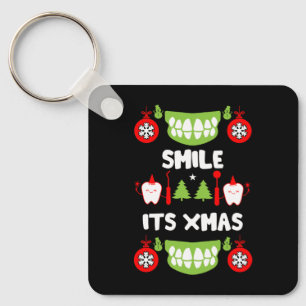 Dental Doctor Xmas Keychain
