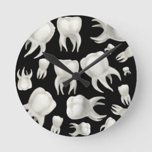 Dental Dreams Teeth Wall Clock