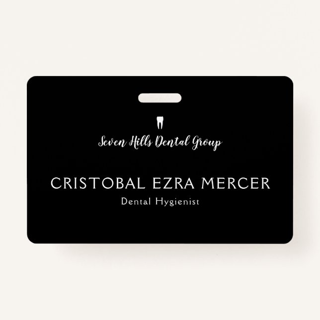 Dental Employee Badge (Front)