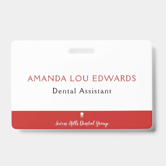 Dental Employee Badge (Front)